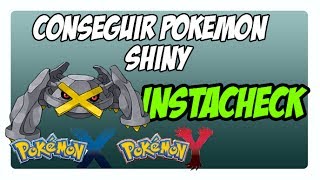 Pokemon XY  COMO CONSEGUIR POKEMON SHINY INSTACHECK PARA QUE SIRVE [upl. by Iaria]