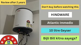 Hindware 10 L geyser  review after 2 years of use geyser hindware [upl. by Savell]