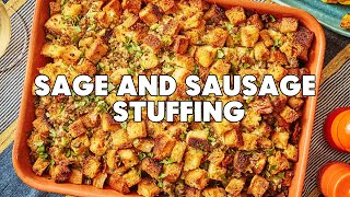 Classic Sage and Sausage Stuffing [upl. by Boulanger811]