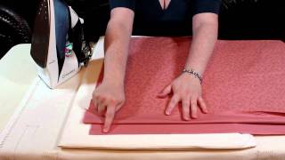 Beginning Quiltmaking Lesson 4  Fabric Grainline [upl. by Aihsitan]