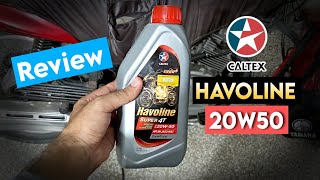 Caltex Havoline 20w50 User Review amp Experience  YBR125  KK VIDZ [upl. by Olihs]