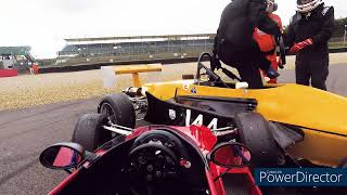 Big crash Silverstone HSCC Finals in Derek Bell Trophy Race [upl. by Byler]