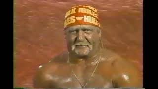 WWF Hulk hogan amp Ultimate Warrior 1990 Pre Wrestlemania 6 Wrestling Promo From Both Stars [upl. by Noffihc]