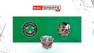 Presidents Cup  GM8  Victoria Shamrocks  Standing Buffalo Fighting Sioux  August 26 2024 [upl. by Yecaj538]