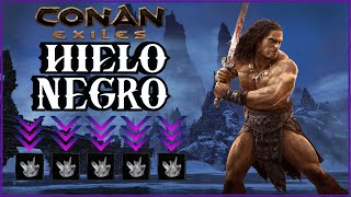 🗻 Como CONSEGUIR y donde ENCONTRAR mucho HIELO NEGRO en🗻  Conan Exiles 1 [upl. by Eelorac69]