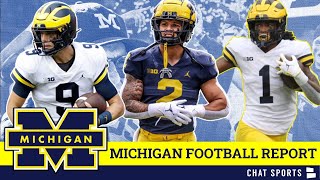 Michigan Football Report News On Depth Chart 2022 Record Prediction Jim Harbaugh’s NEW Offense [upl. by Layne]