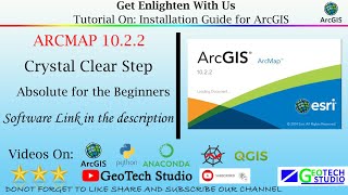 Installation of ArcGIS  ArcMap 1022  Absolute for the beginners  GeoTech Studio [upl. by Darwen256]