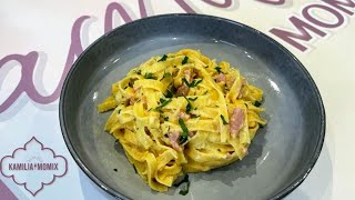 TAGLIATELLES FAÇON CARBONARA  A MA FAÇON  20quot TOP CHRONO [upl. by Lennad]