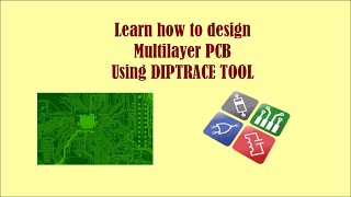 PCB  How to design multilayer in Diptrace [upl. by Namzzaj]