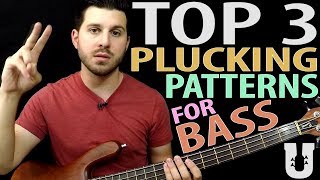 3 Plucking Patterns You MUST Practice  Online Bass Lessons [upl. by Leesa]