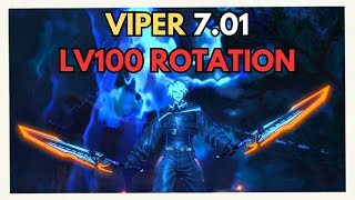 Viper 701 Level 100 Rotation Showcase  2 mins  FFXIV Dawntrail [upl. by Harbird]