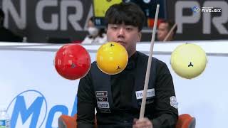 PQ  Torbjorn BLOMDAHL vs KIM Haeng Jik Hotel Inter Burgo Wonju World 3Cushion Grand Prix 2023 [upl. by Eenhat]