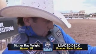 Statler Ray Wright  2024 NFR Open  Pikes Peak or Bust Rodeo [upl. by Kriss]