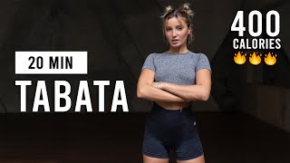 20 MIN TABATA HIIT  Super Sweaty Full Body Workout  No Equipment No Repeat [upl. by Clareta222]