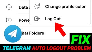 Telegram Automatically LogOut Problem Fix✅  Telegram Login Out Problem Solve [upl. by Sidnee]