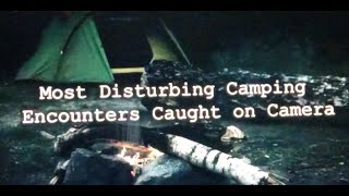 Chilling Scares  6 Most Disturbing Camping Encounters Caught on Camera REACTION [upl. by Catton]