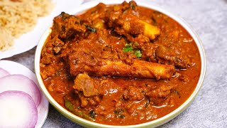 Telangana Style Mutton Curry Recipe in Telugu [upl. by Anayt]