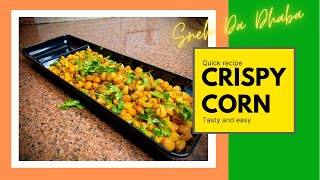 Crispy Corn Chilly Recipe in Hindi 💖  Crispy Corn Chaat Recipe [upl. by Cristal]