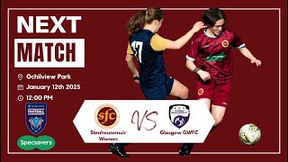 Stenhousemuir Women v Glasgow Girls and Women  SWF Championship [upl. by Phedra625]