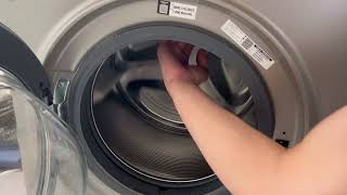 Installing a hotpoint NSWM945CGGUKN New washer [upl. by Blackmun]