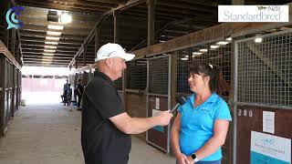 CC with Sara Famularo at the NZB Standardbred Yearling Sale at Christchurch [upl. by Rora]