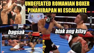 undefeated Romanian boxer alexandru marin VS escalante superfight [upl. by Akehsat]