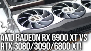 AMD Radeon RX 6900 XT Review vs RTX 3090 RTX 3080 RX 6800 XT [upl. by Doralia862]