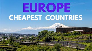 Top 20 Cheapest Countries to Visit in Europe  Travel Video [upl. by Nnairet]