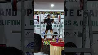 170 kg squat on WPC powerlifting game [upl. by Grace]