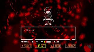 SCARE Chara Strikes Back UnderTale fan fight remix [upl. by Wojcik]