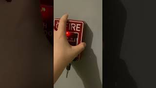 Setting off home fire alarm system [upl. by Shawn]