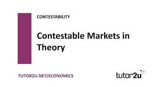 Contestable Markets  Contestability in Theory  Economics Revision [upl. by Lynett]