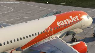 MSFS2020 Easy Ops Full VATSIM Flight Isle of Man Edinburgh A319 [upl. by Aryaz]