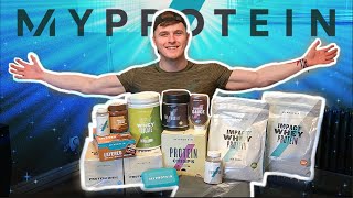 MYPROTEIN HUGE UNBOXING FOR 2020 [upl. by Atekan]