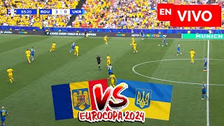 🔴 RUMANÍA 3  0 UCRANIA PARTIDO EN VIVO  UEFA EUROCOPA 2024 EN DIRECTO  NOTICIAS DEL VERDE TV [upl. by Nylhsa504]