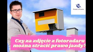 Czy można stracić prawo jazdy za zdjęcie z fotoradaru Komentarz prawnika [upl. by Evangelia]