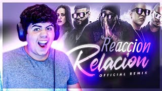 REACCIÓN Sech Daddy Yankee J Balvin ft Rosalía Farruko  Relación Remix Video Oficial [upl. by Vano]