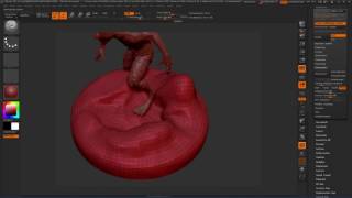 Mari amp ZBrush  Using ZRemesher To Adjust Topology and Resolution Module 1 Part 2 [upl. by Sibelle]