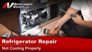 Frigidaire Refrigerator Repair  Not Cooling  Hard Start Relay Overload Kit  Diagnostics [upl. by Webber]