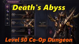 Throne and Liberty  Deaths Abyss level 50 coop dungeon [upl. by Anairdna]