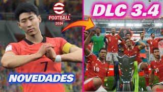 NOVEDADES EFOOTBALL 2024 DLC 34 FECHA Y MODO OFFLINE Y MAS [upl. by Ophelie]