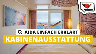 Kabinenausstattung  AIDA einfach erklärt 💡 [upl. by Tamera814]