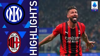 Inter 12 Milan  Giroud trascina il Milan in una rimonta mozzafiato  Serie A TIM 202122 [upl. by Ybab]