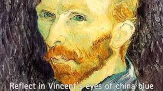 Vincent  Don McLean  Starry Starry Night With LyricsGoghs works [upl. by Raffo317]