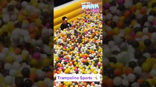 Trampoline Fun  fun trampoline waterslide themeparkride Water Park Fun [upl. by Gabbi]