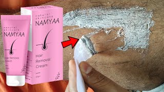 How To Use Namyaa Hair Removal Cream  Namyaa Hair Removal Cream Review [upl. by Ellehcem]