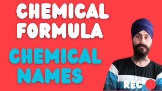 IMPORTANT CHEMICAL NAMES AND CHEMICAL FORMULAE  MUST FOR JKSSB EXAMS [upl. by Debra]