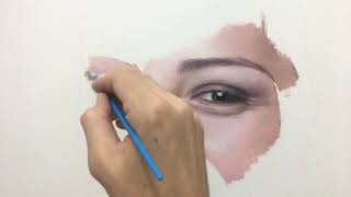 Realtime painting Hyperrealistic Art  Millani [upl. by Inhsor]