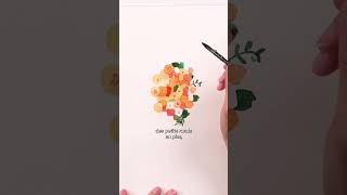 Le secret pr des fleurs avec  profondeur  art watercolor painting tutorial arttutorial [upl. by Amocat978]