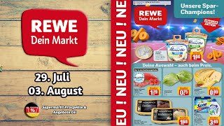 REWE Werbung  Gültig von 29072024  Supermarkt Prospekte amp Angebote DE [upl. by Michele410]